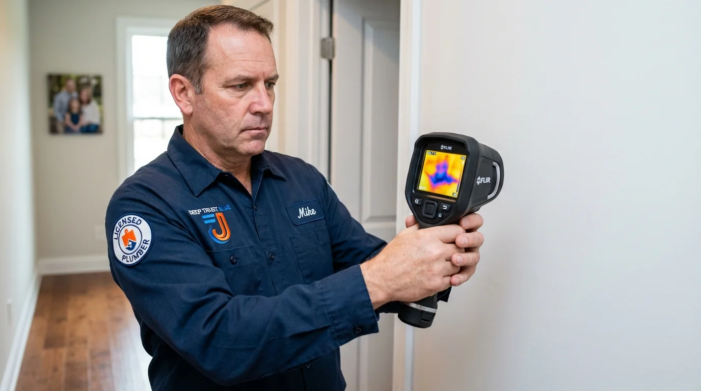 Thermal imaging leak detection by Johns Plumbing LLC in Calipatria